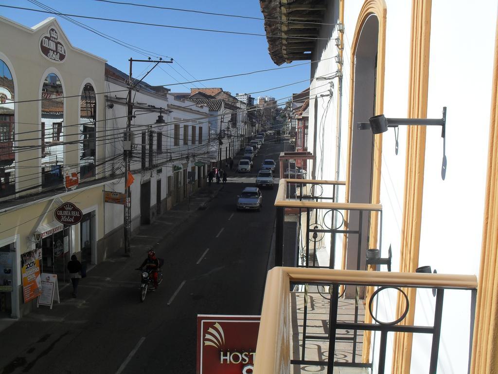 Hostal Corona Blanca Sucre Habitación foto